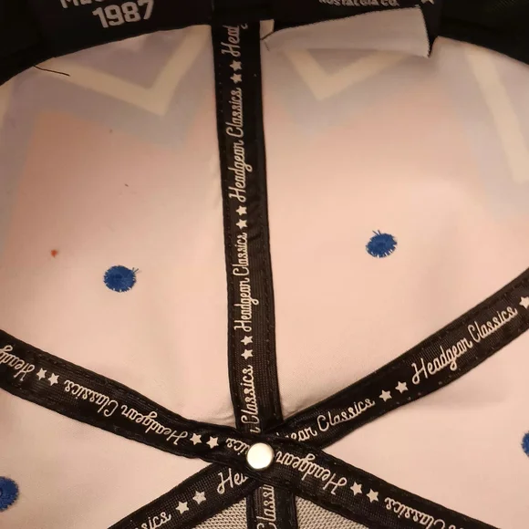 Mega Man Blue and Red Fitted Cap - Picture 3 of 4